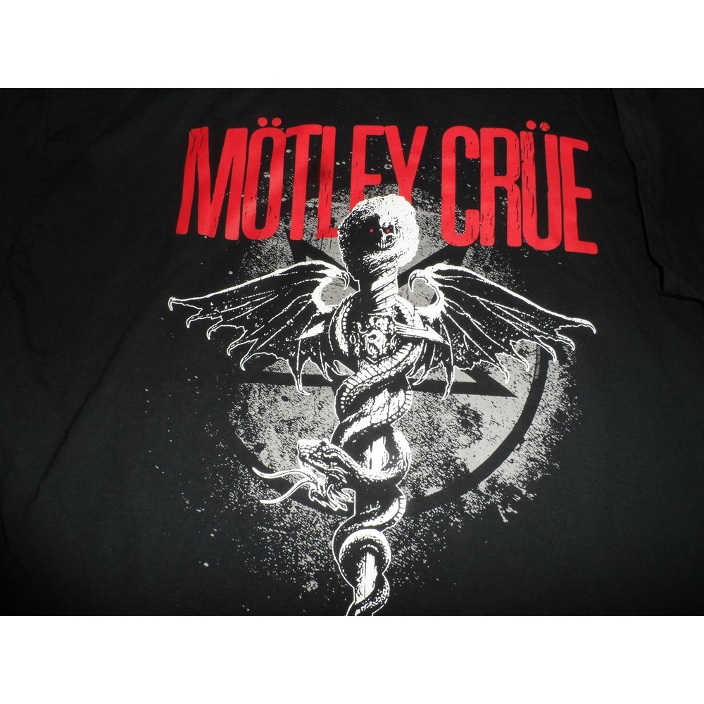 MOTLEY CRUE - 2021 Dr. Feelgood Licensed Black‎ T-shirt ~Never Worn~ XL